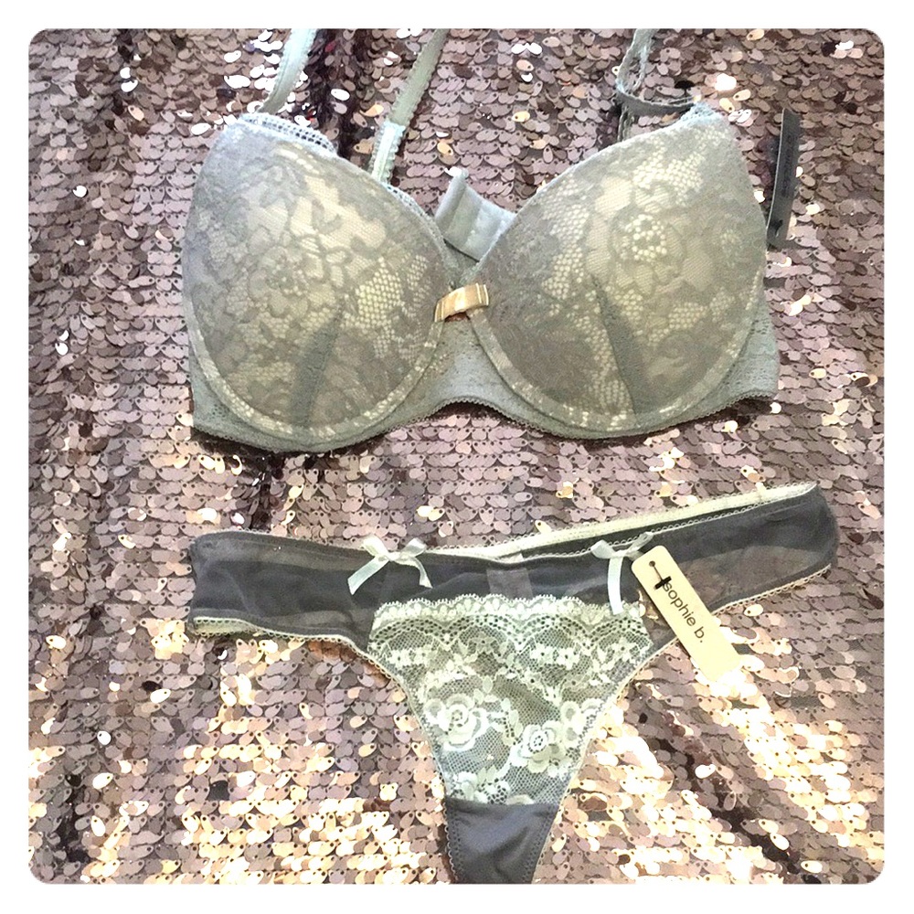 Bra and thong set NWT lavender